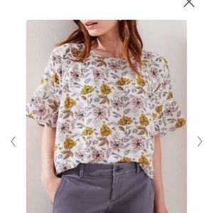 Loft Plus floral print blouse